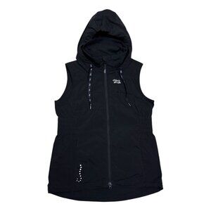 CHLOROPHYLLE Lightweight IMPULSION Hooded Windbreaker Running Vest Womens Medium